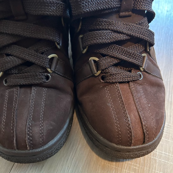 Men's K-Swiss Brown Suede Sneakers, Size 9 - Picture 9 of 10